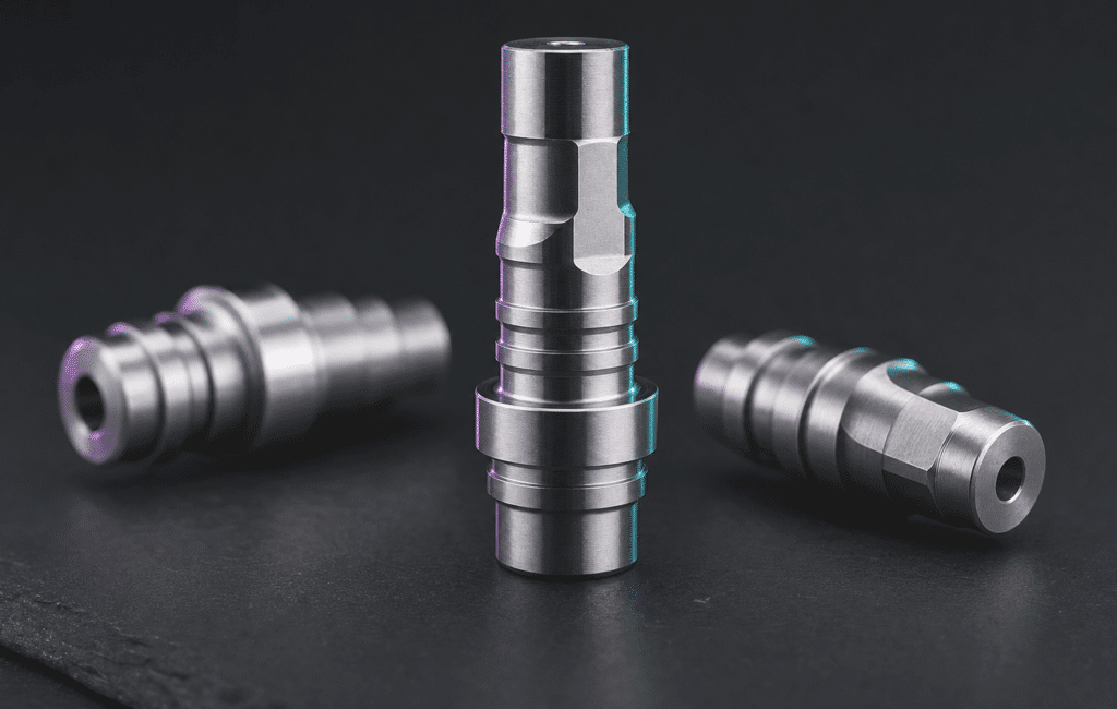 Milled titanium digital implant analogs